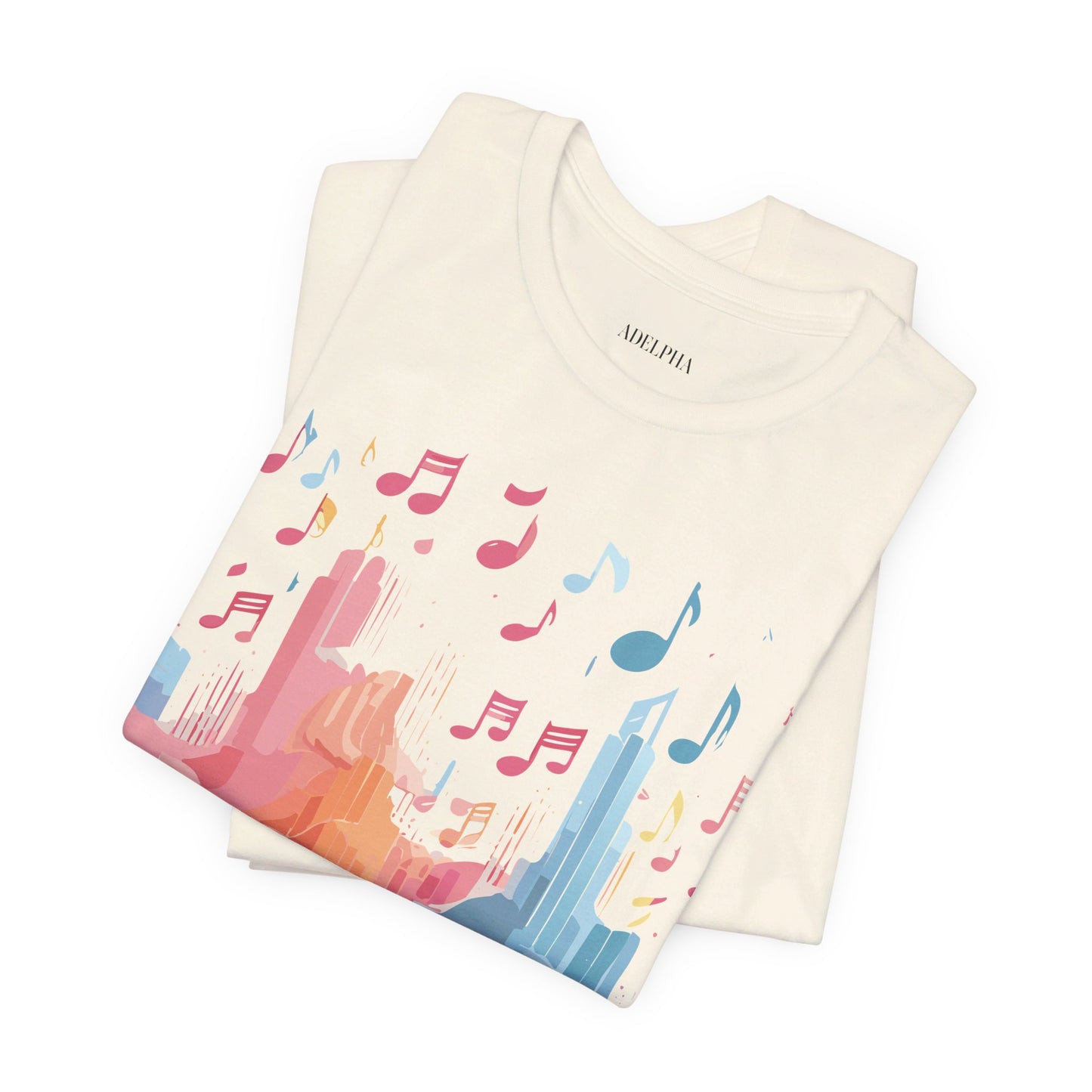 T-shirt en coton naturel - Collection Musique