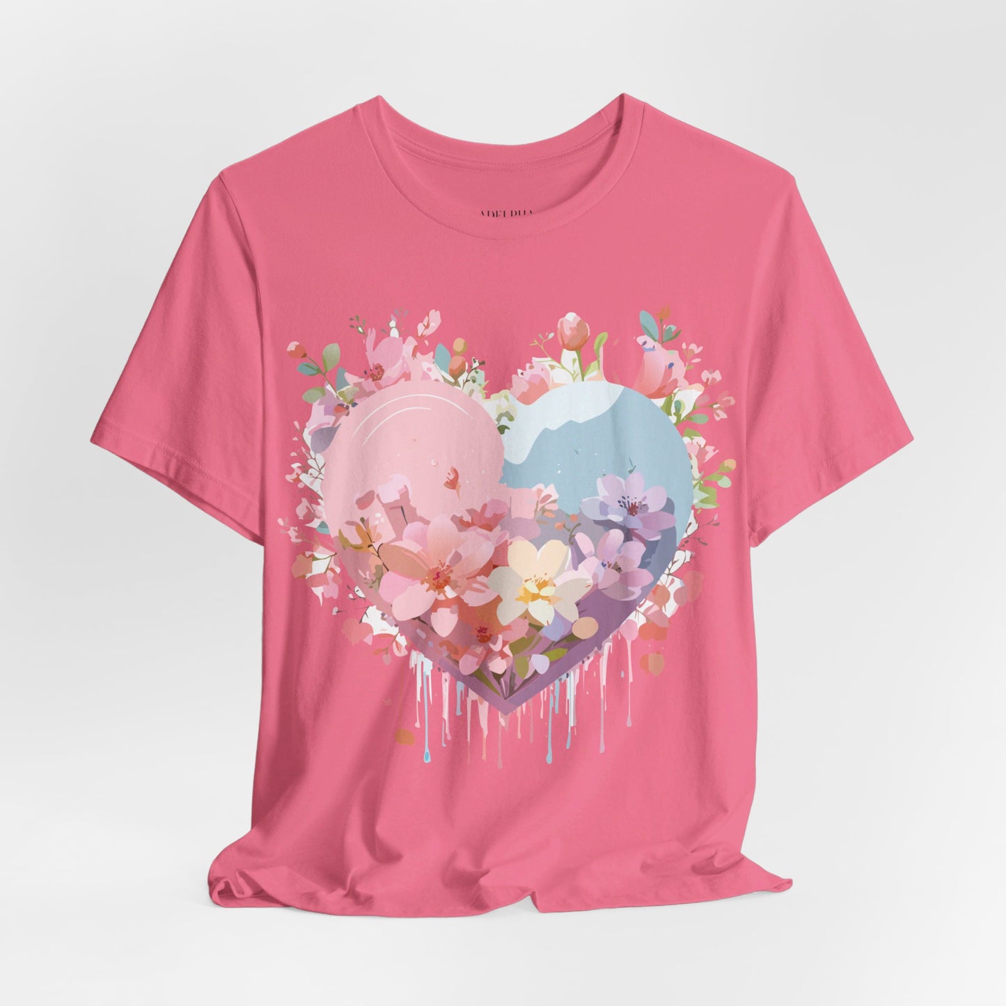 Natural Cotton Tee Shirt - Love story Collection