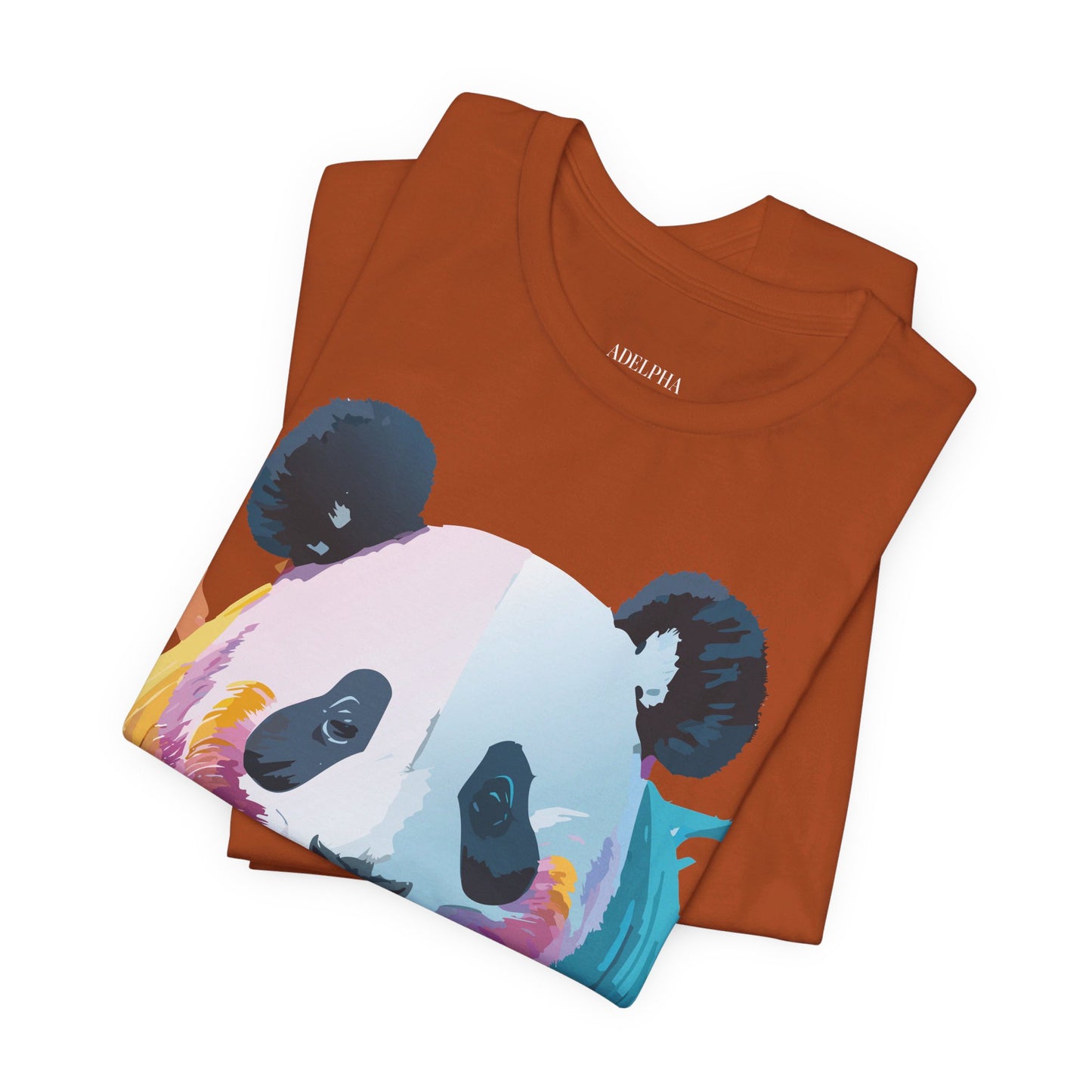 T-Shirt aus natürlicher Baumwolle mit Panda