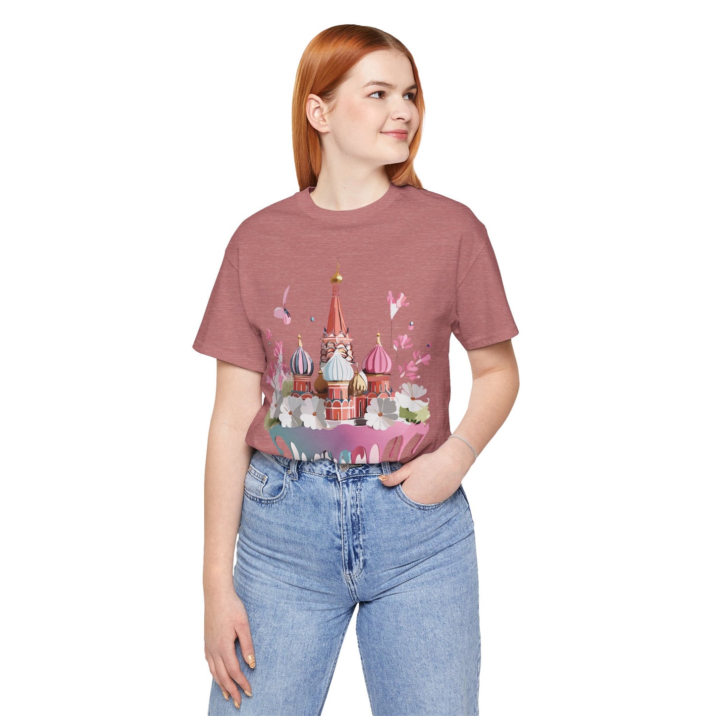 Natural Cotton Tee Shirt - Beautiful Places Collection - Moscow