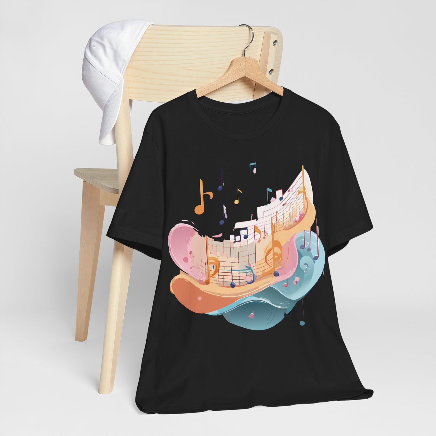 Natural Cotton Tee Shirt - Music Collection