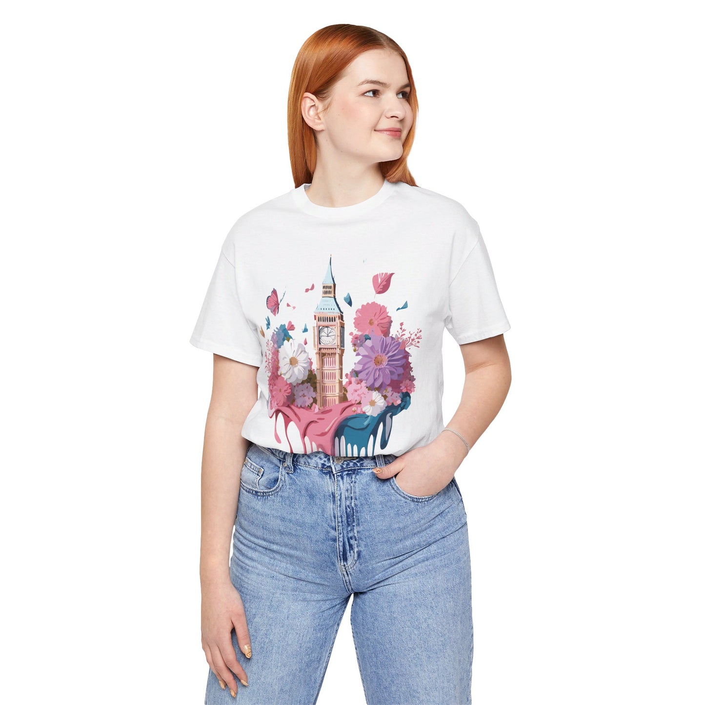 Natural Cotton Tee Shirt - Beautiful Places Collection - London