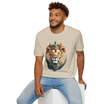 Lion Shirt Unisex Softstyle Tee Gildan 64000 100 Percent Ring Spun Cotton