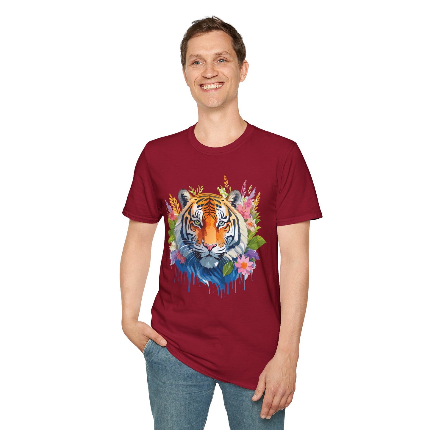 Tiger Shirt, Shirt with Tiger, Animal Tee, Shirt with Animals