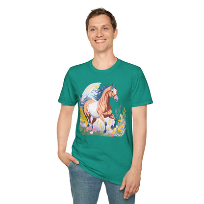 Horse Shirt Unisex Gildan Softstyle Tee 100 Ring Spun Cotton
