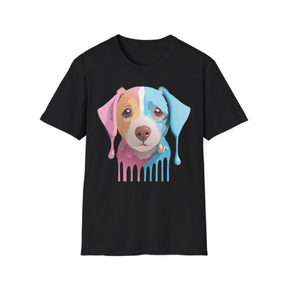 Unisex Dog Shirt Animal Tee Gildan Softstyle 64000 Cotton Tee