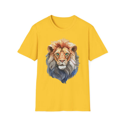 Lion Shirt Unisex Animal Tee Gildan Softstyle 64000 Cotton Tee