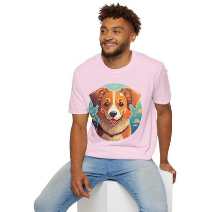 Dog Shirt Unisex Animal Tee One Hundred Percent Cotton Softstyle Gildan 64000