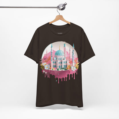 Natural Cotton Tee Shirt - Istanbul, Turkey Printify