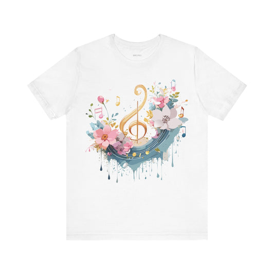 Natural Cotton Tee Shirt - Music collection