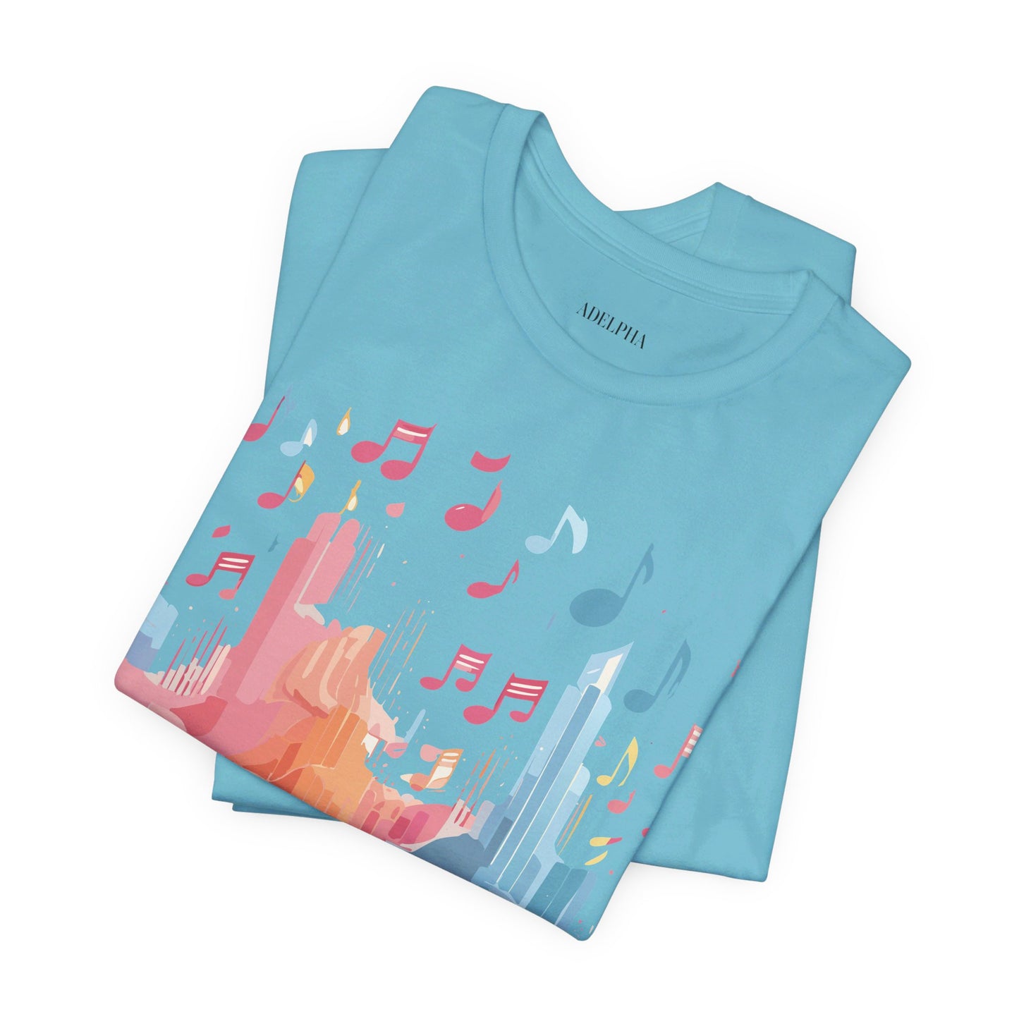 T-shirt en coton naturel - Collection Musique