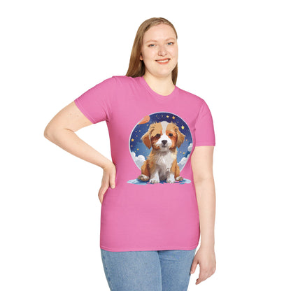 Dog Shirt Unisex Animal Tee Gildan Softstyle 64000 Short Sleeve Comfort