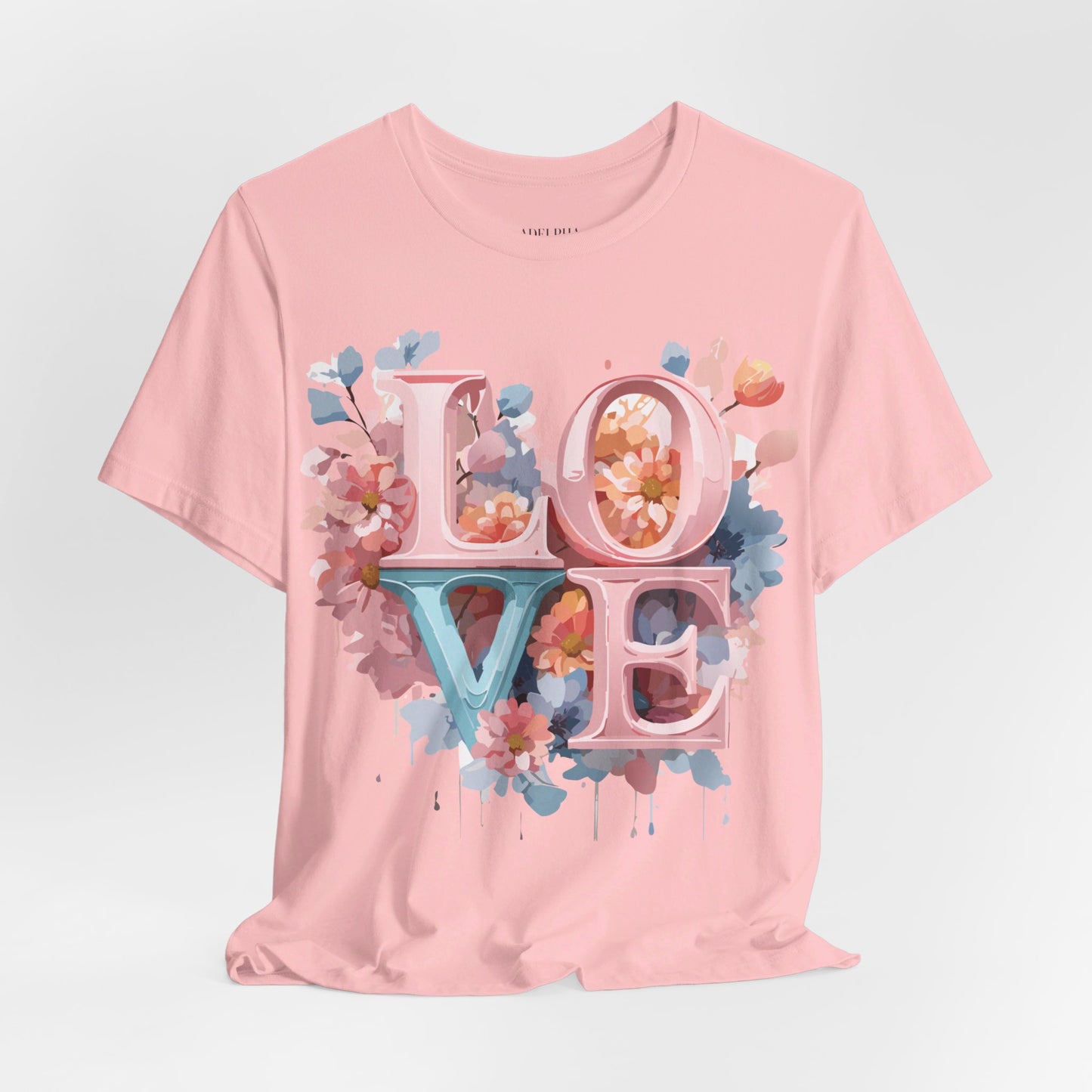 T-Shirt aus natürlicher Baumwolle – Love Story-Kollektion