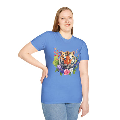 Tiger Shirt Unisex Gildan Softstyle Tee 100 Percent Ring Spun Cotton