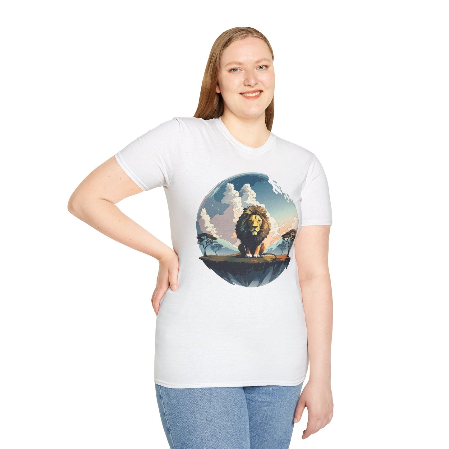 Lion Shirt, Shirt with Lion, Animal Tee, Shirt with Animals