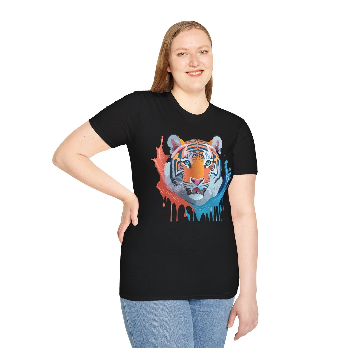Tiger Shirt, Shirt with Tiger, Animal Tee, Shirt with Animals