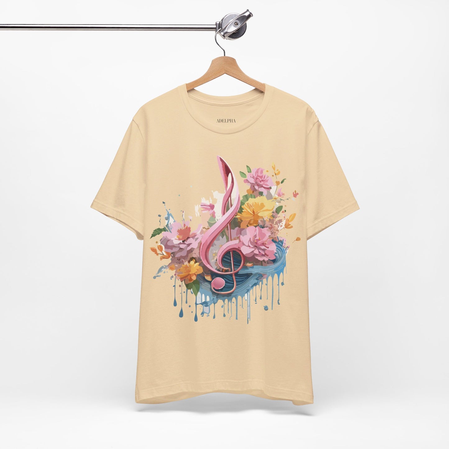 Natural Cotton Tee Shirt - Music collection