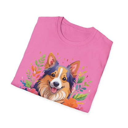Dog Shirt Unisex Animal Tee Softstyle Gildan 64000 Cotton Tee