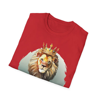 Unisex Lion Shirt Animal Tee Softstyle Gildan 64000 100 Percent Cotton Tee