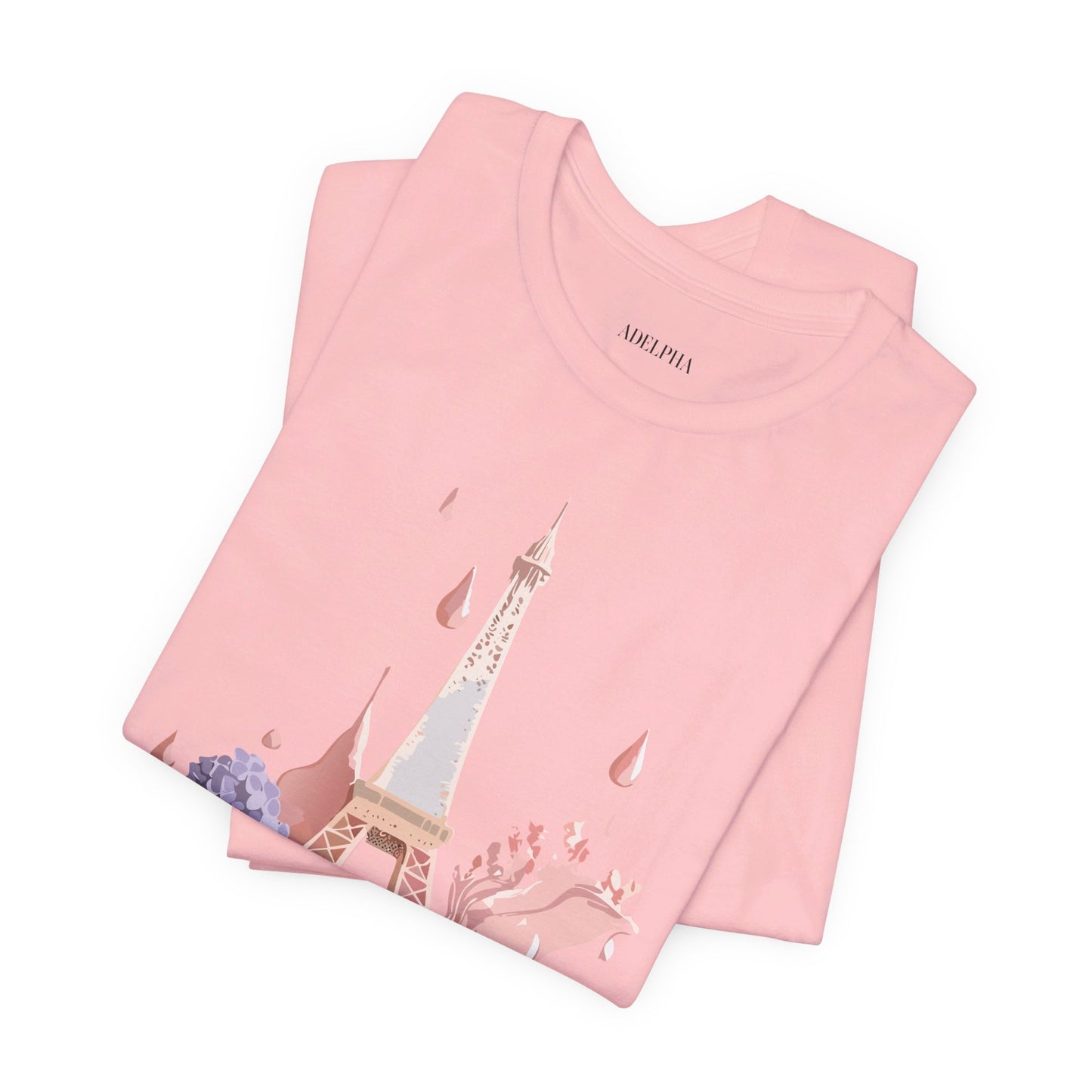 Natural Cotton Tee Shirt - Beautiful Places Collection - Paris