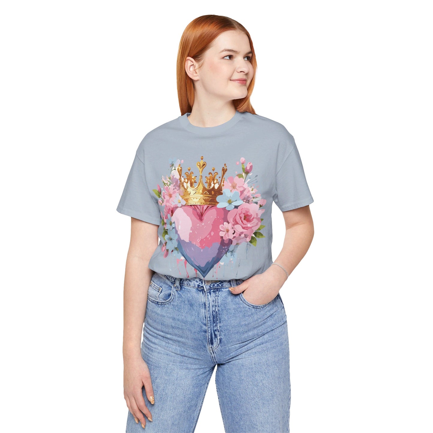 Natural Cotton Tee Shirt - Love story Collection