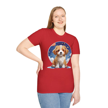 Dog Shirt Unisex Animal Tee Gildan Softstyle 64000 Short Sleeve Comfort