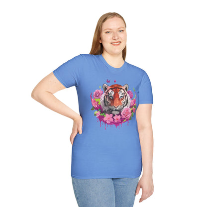 Tiger Shirt Unisex Tee Gildan Softstyle 64000 Ring Spun Cotton