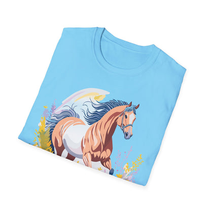 Horse Shirt Unisex Gildan Softstyle Tee 100 Ring Spun Cotton