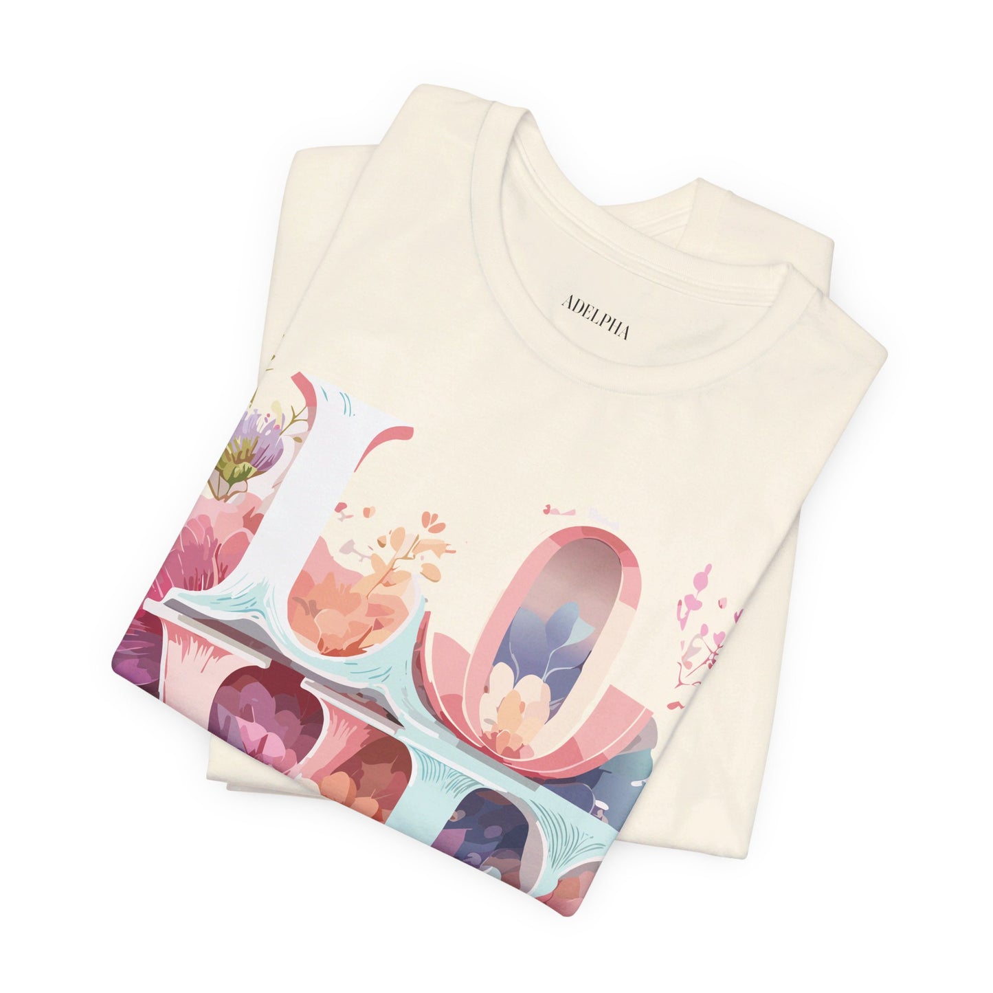 T-shirt en coton naturel - Collection Love story