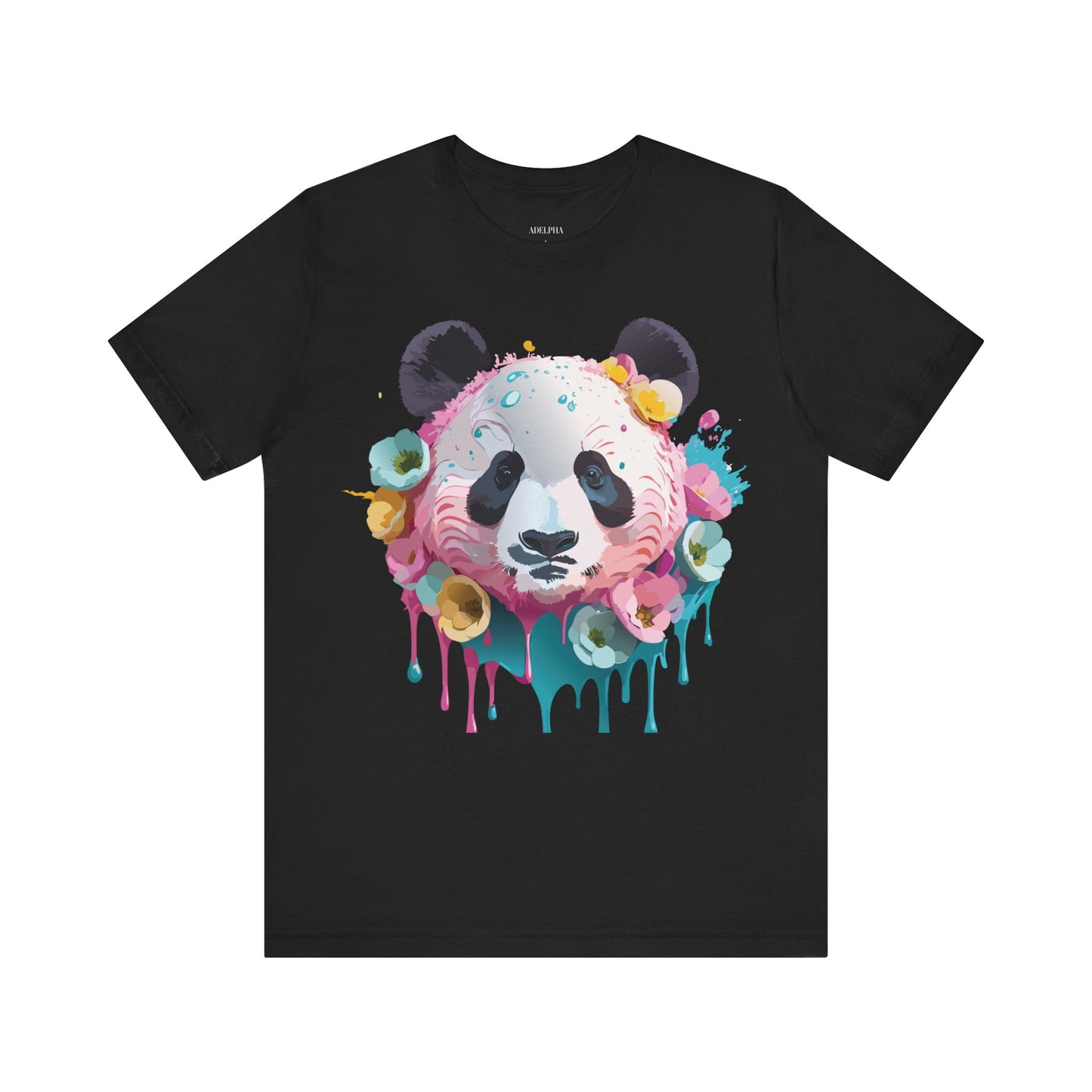 T-shirt en coton naturel avec panda