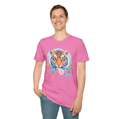 Tiger Shirt Unisex Softstyle T Shirt Gildan 64000 Animal Tee