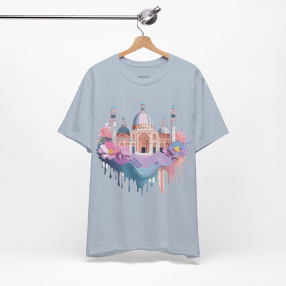 Natural Cotton Tee Shirt - Beautiful Places Collection - Venice Printify