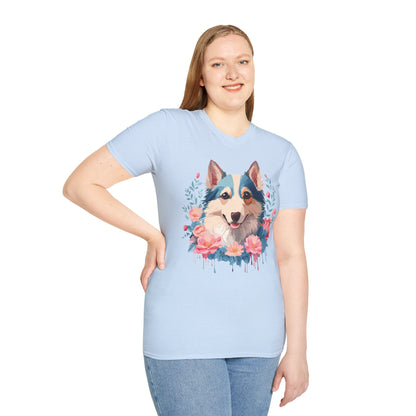 Dog Shirt Unisex Animal Tee Softstyle Cotton Lightweight Breathable