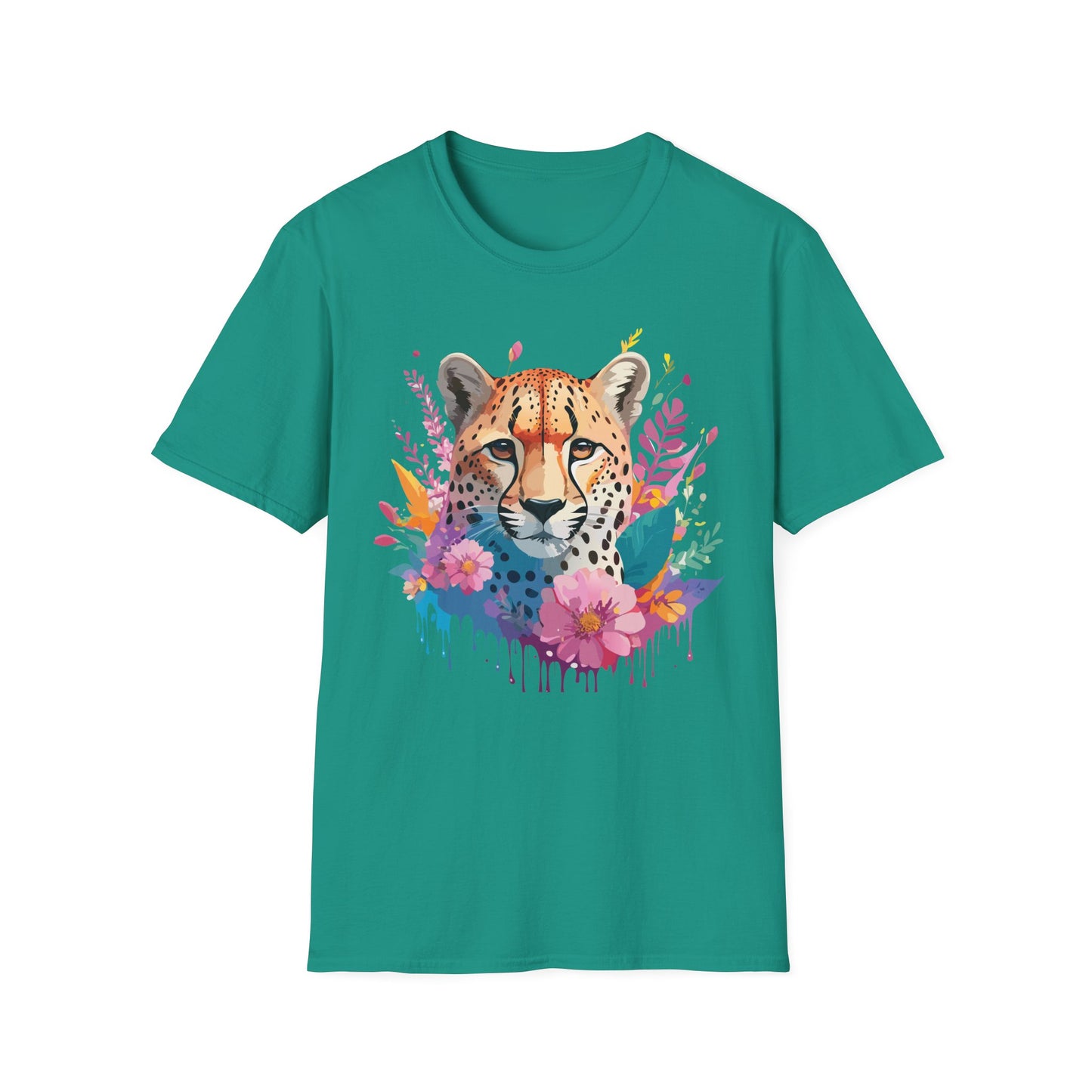 Cheetah Shirt, Shirt with Cheetah, Cheetah Tee, Shirt with Animals