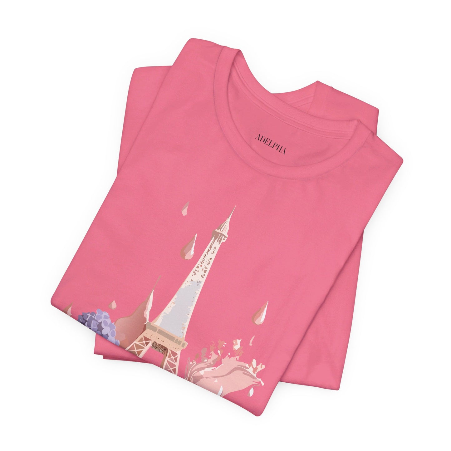 Natural Cotton Tee Shirt - Beautiful Places Collection - Paris