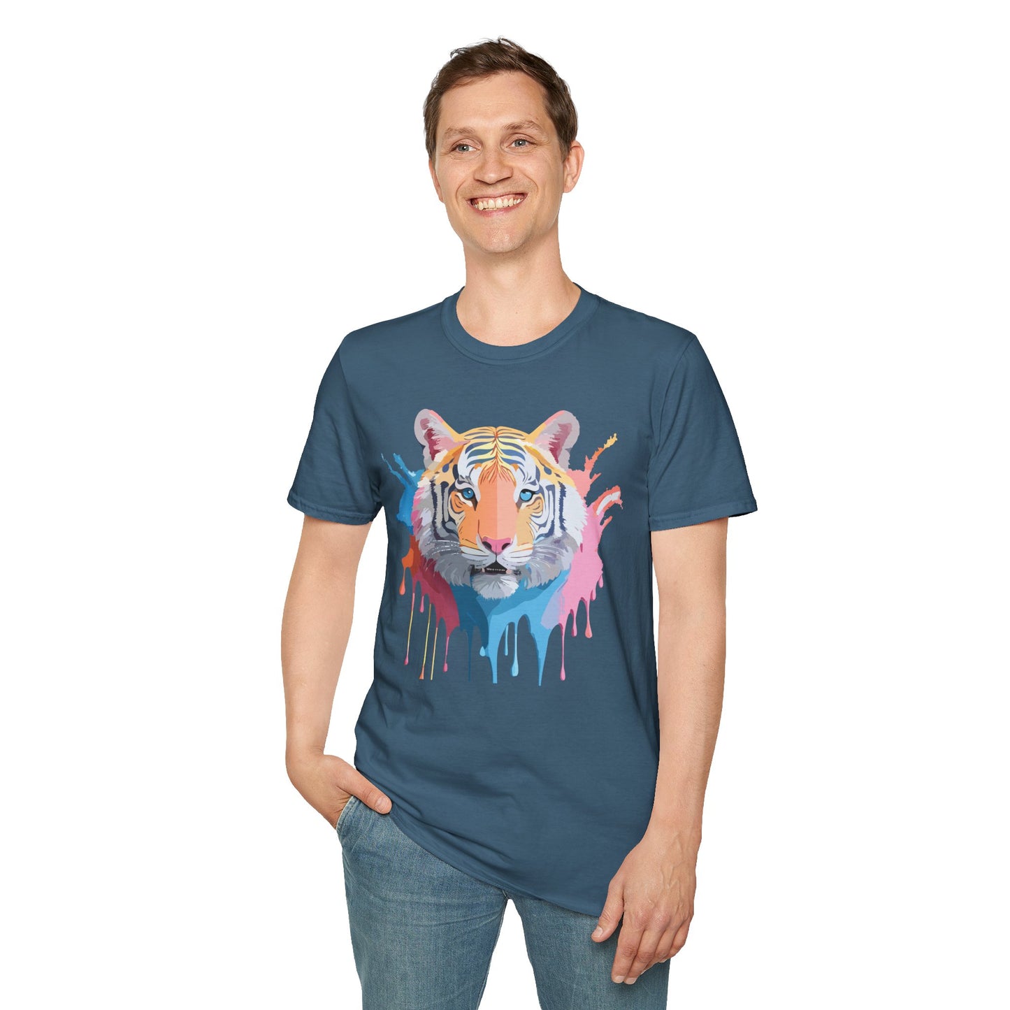 Tiger Shirt, Shirt with Tiger, Animal Tee, Shirt with Animals