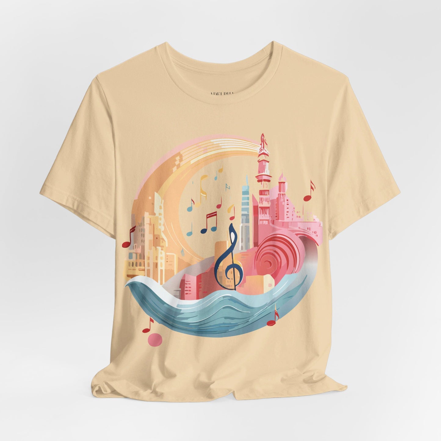 T-shirt en coton naturel - Collection Musique