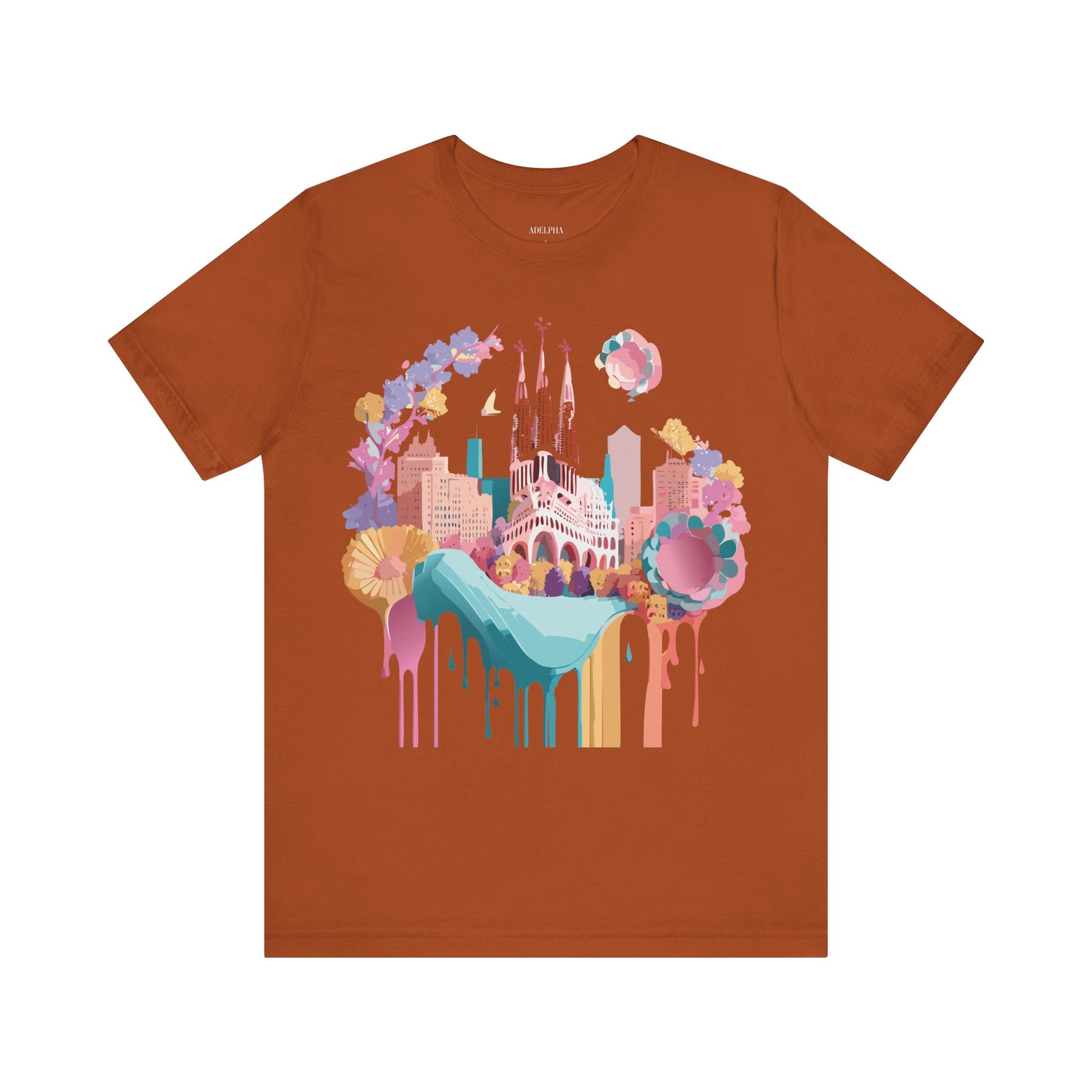 Tourist Shirt, Shirt with Barcelona - ADELPHA