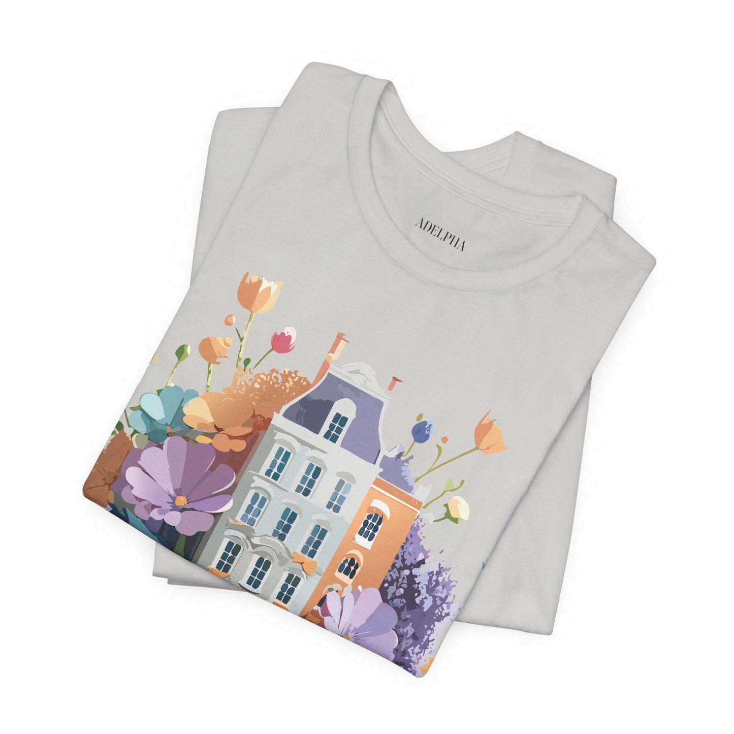 Natural Cotton Tee Shirt - Beautiful Places Collection - Amsterdam