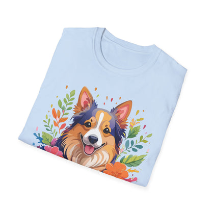 Dog Shirt Unisex Animal Tee Softstyle Gildan 64000 Cotton Tee