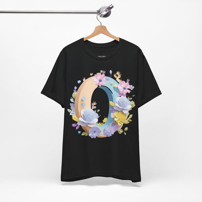 Natural Cotton Tee Shirt - Letters Collection - O Printify