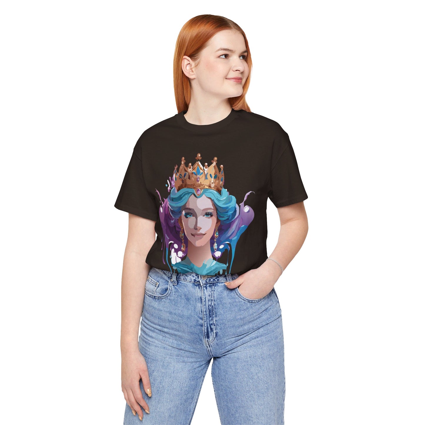 T-Shirt aus natürlicher Baumwolle – Queen Collection