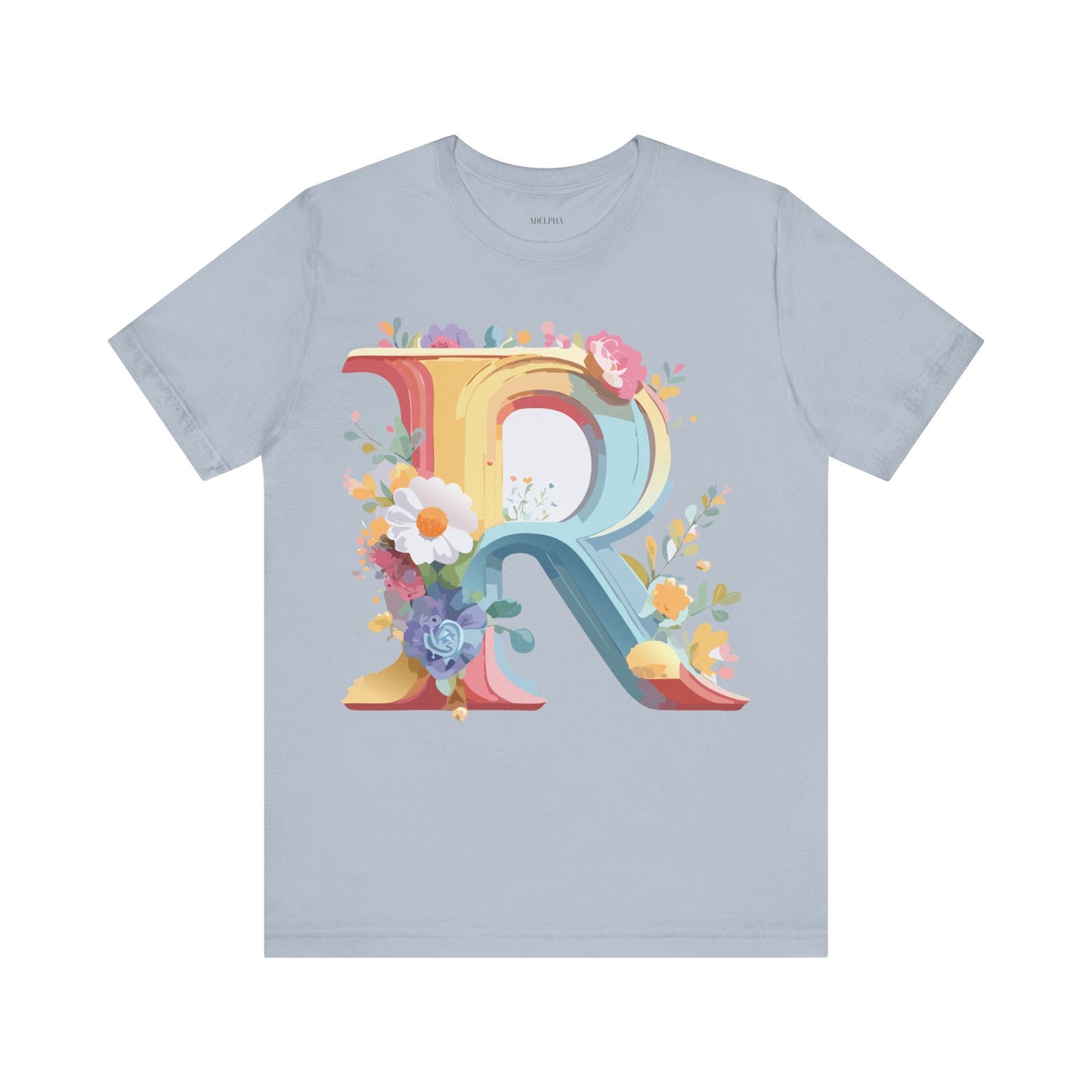 T-shirt en coton naturel - Collection Lettres - R