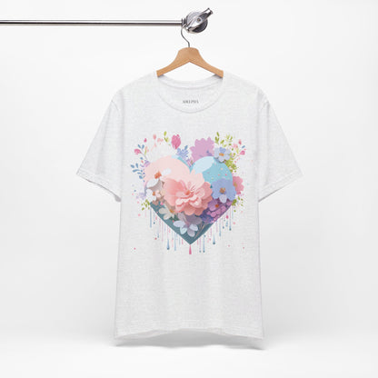 Natural Cotton Tee Shirt - Love story Collection Printify