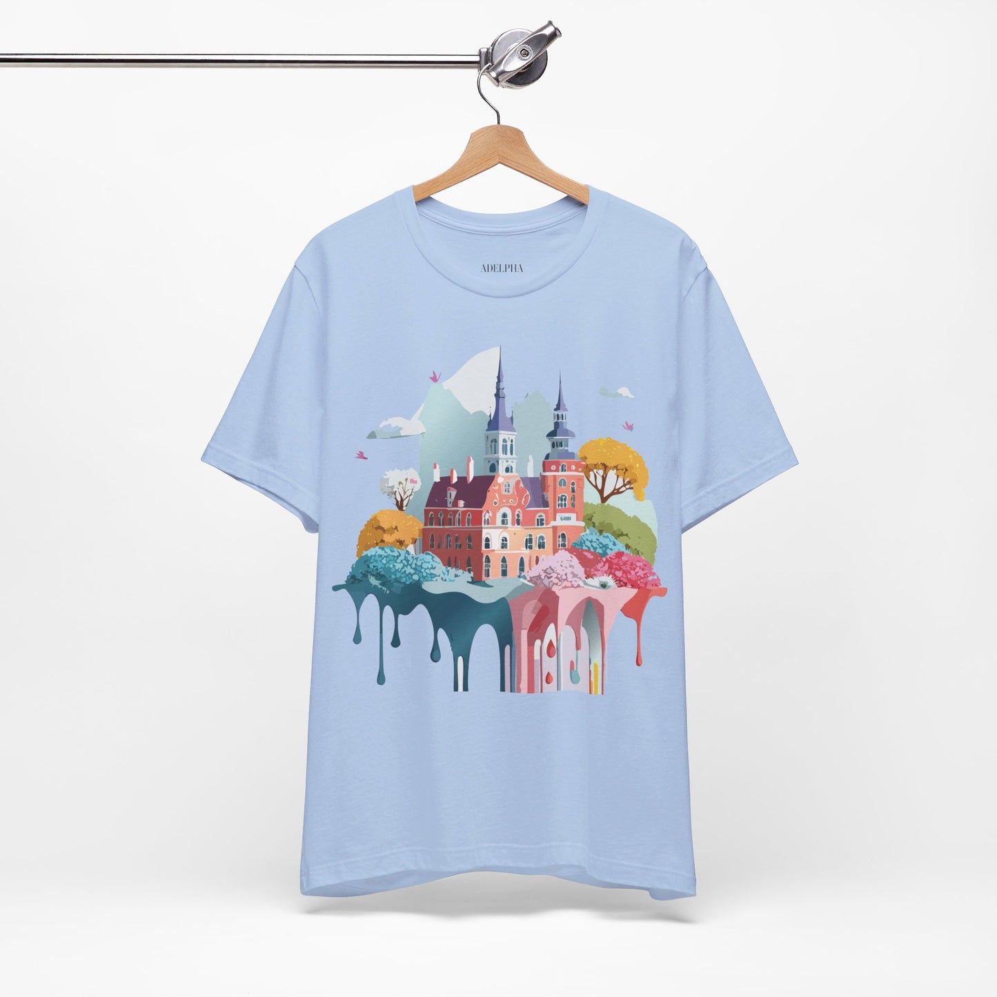 Natural Cotton Tee Shirt - Beautiful Places Collection - Warnemünde and Rostock - Germany