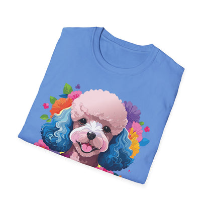 Unisex Dog Shirt Softstyle Tee 100 Percent Cotton Animal Print
