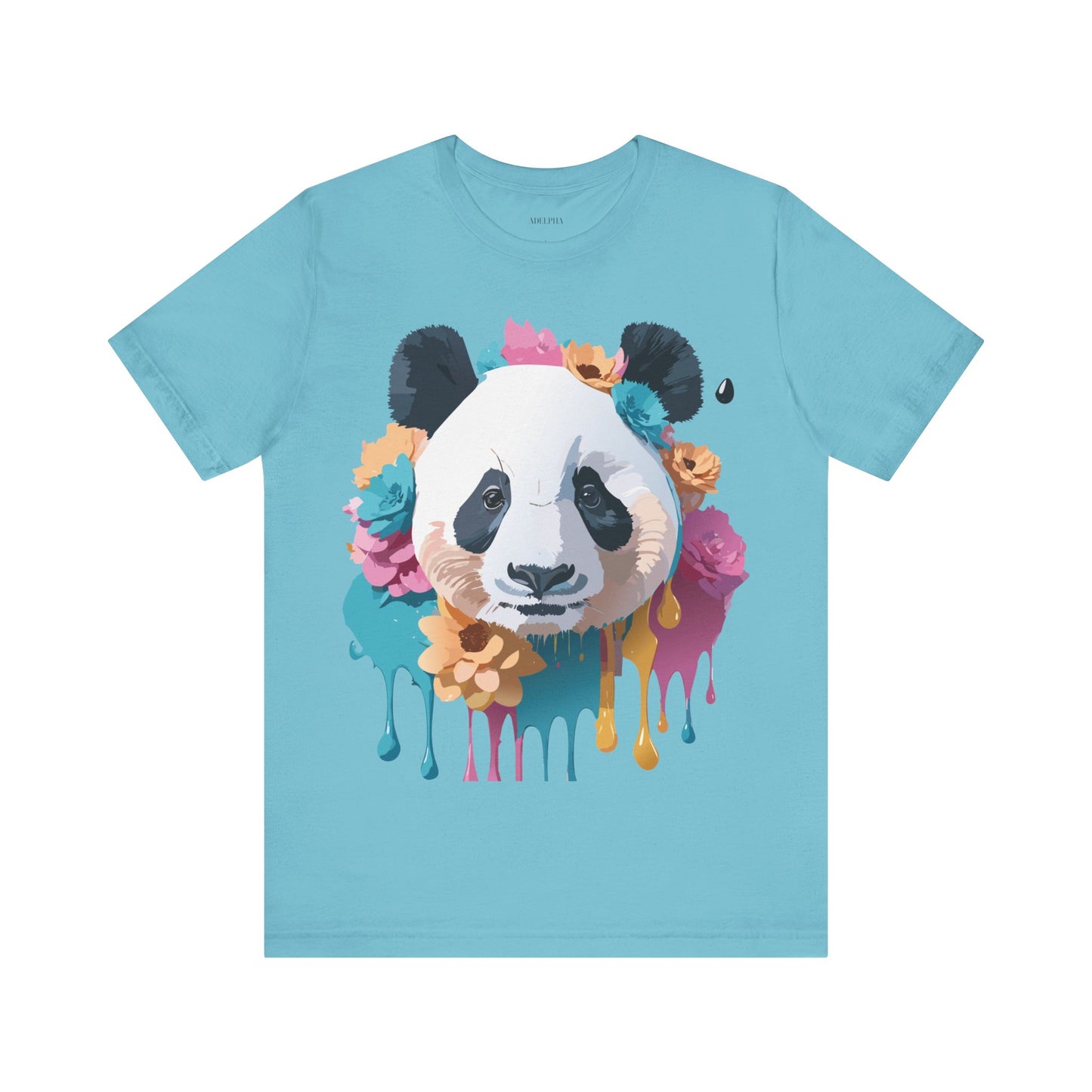 T-Shirt aus natürlicher Baumwolle mit Panda