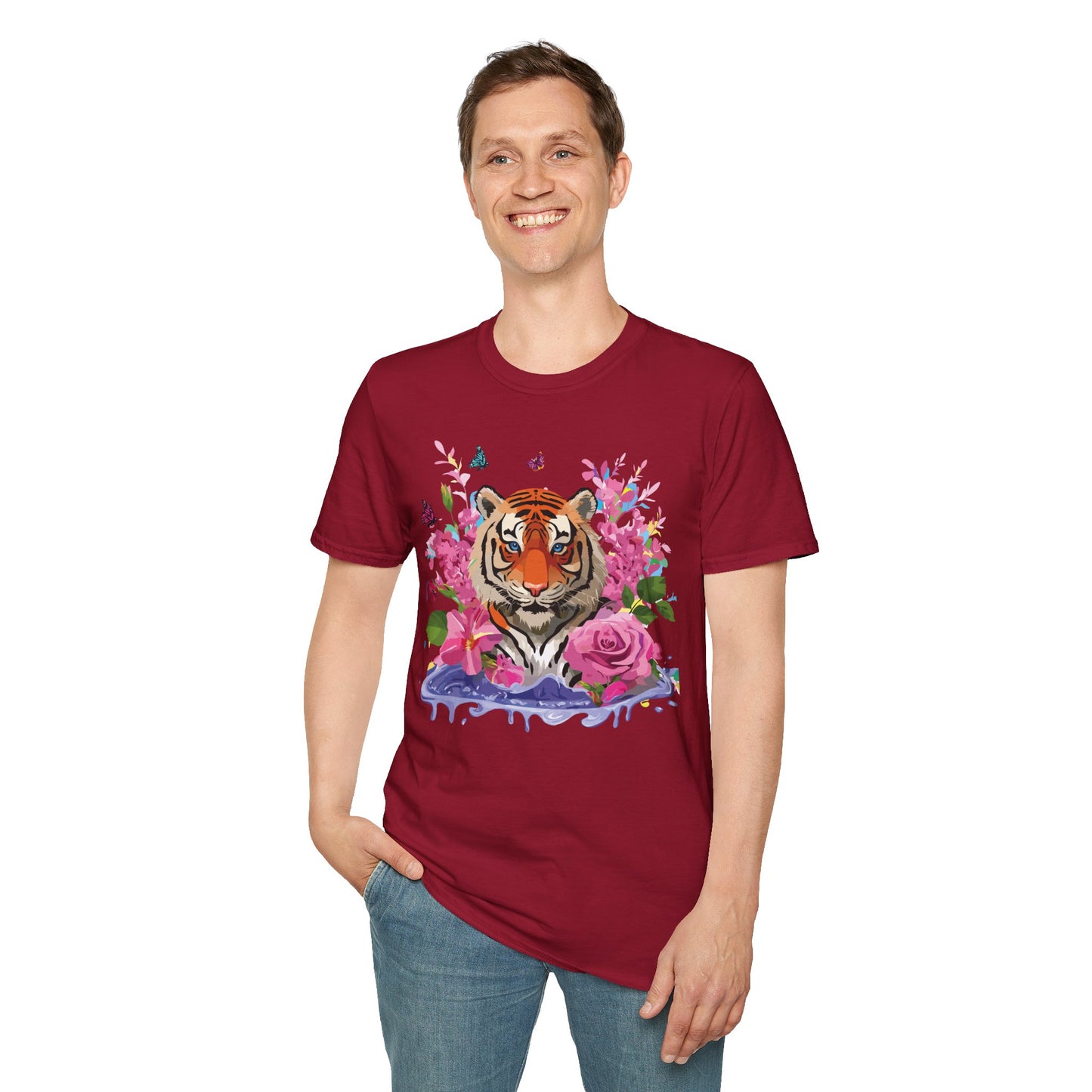 Tiger Shirt, Shirt with Tiger, Animal Tee, Shirt with Animals