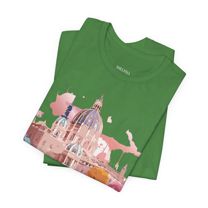 Natural Cotton Tee Shirt - Beautiful Places Collection - Vienna Printify