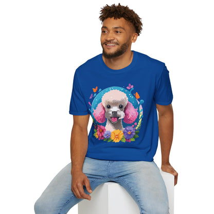Dog Shirt With Animals Unisex Softstyle Tee 100 Percent Cotton Gildan 64000
